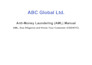 write aml, kyc and compliance policies